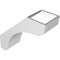 Ekena Millwork 5 1/2-in. W x 14-in. D x 14-in. H Legacy Architectural Grade PVC Knee Brace BRCP055X14X14LEC - alternate 4